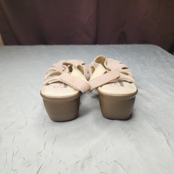 Skechers Memory Foam Platform Wedge Sandals Womens Size 8.5 Preppy Bohemian - Picture 4 of 6